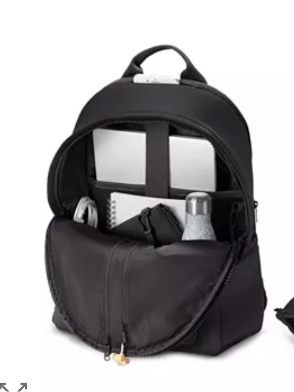 Dagne Dover Dakota Backpack Large in Black (Storm) - Picture 2 of 16